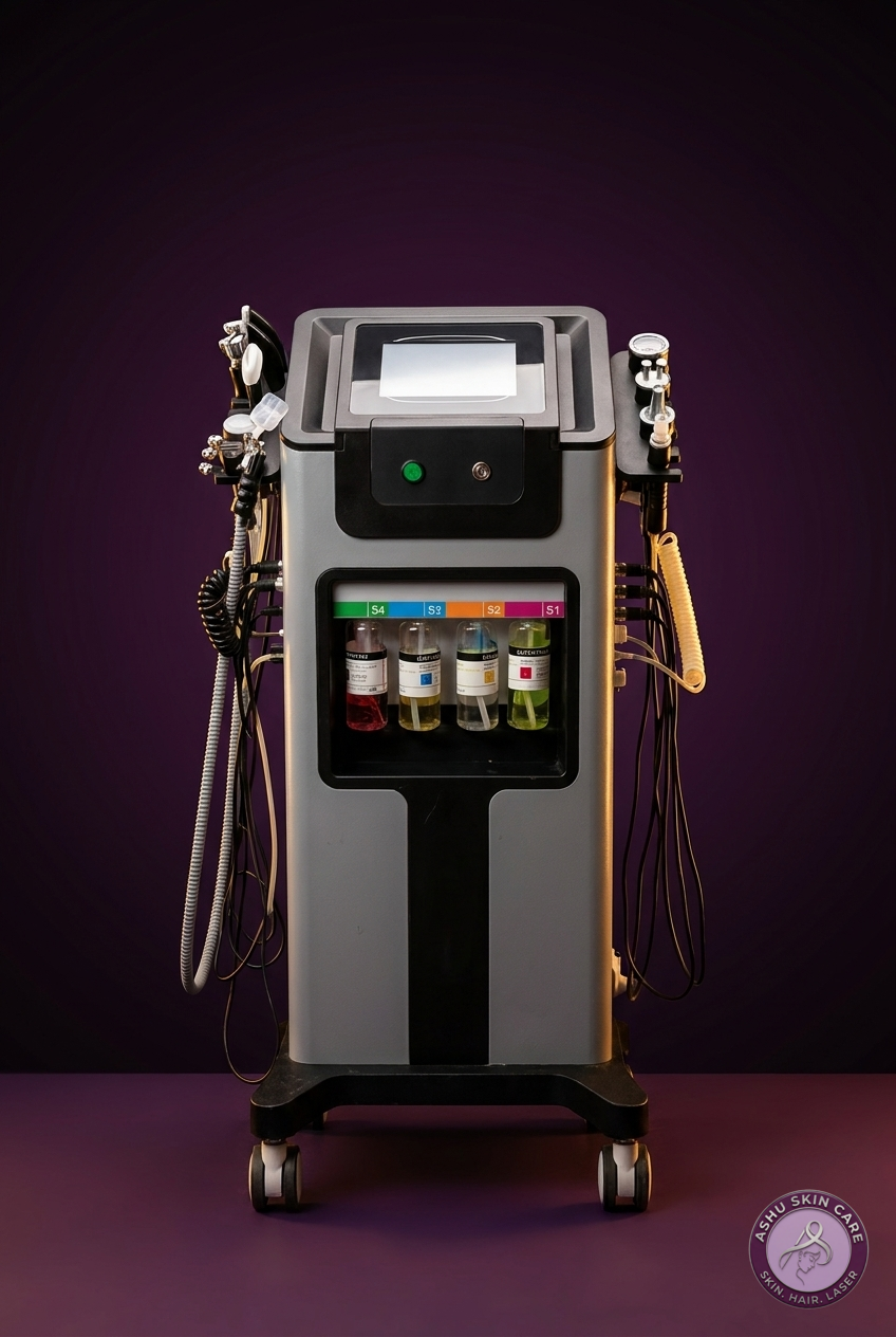 HydraFacial machine at Ashu Skin Care