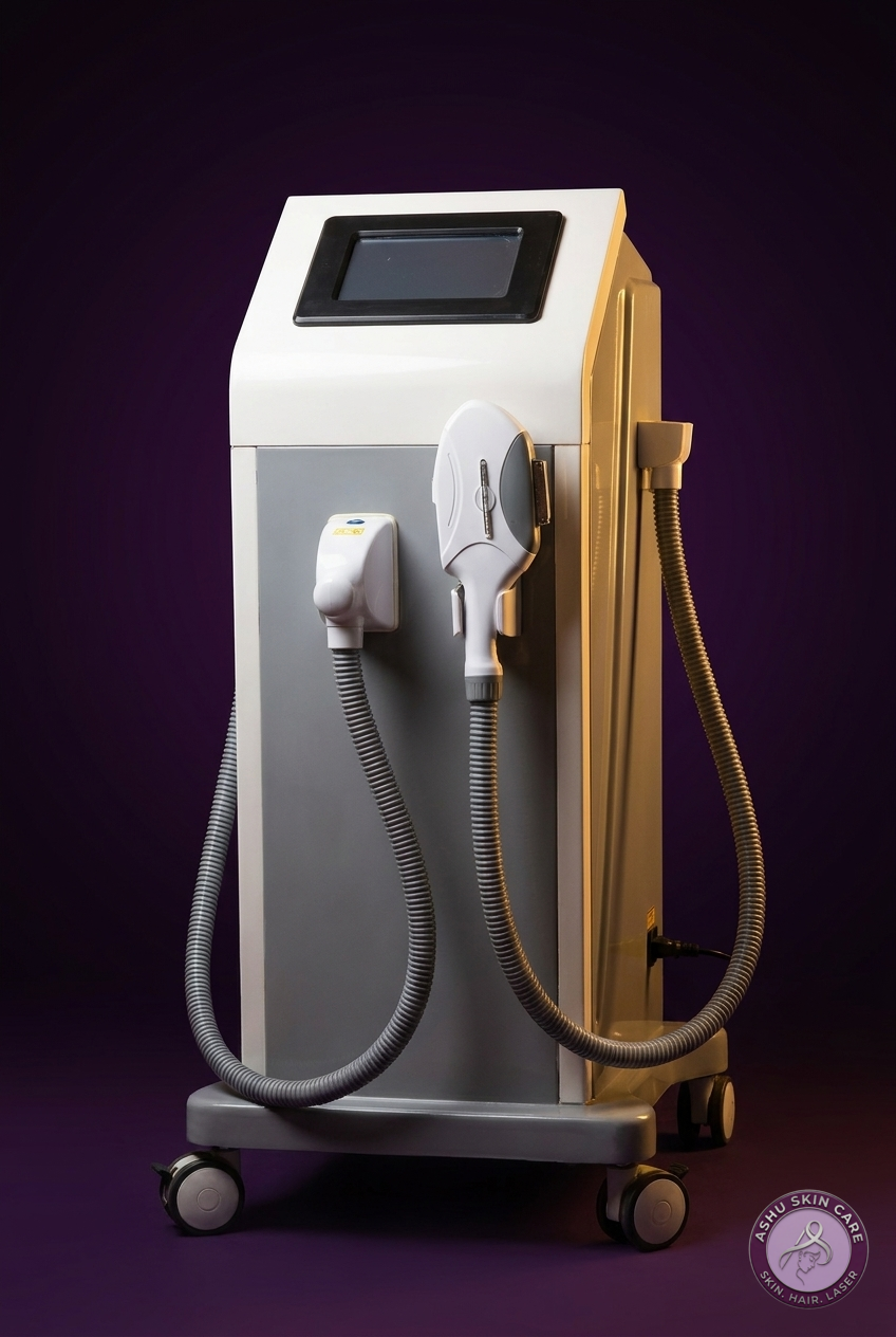 IPL laser machine at Ashu Skin Care