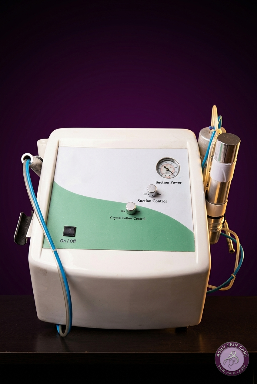 Microdermabrasion machine at Ashu Skin Care